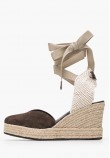 Women Espadrilles C.103 Brown Buckskin Komis and Komis