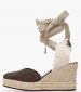 Women Espadrilles C.103 Brown Buckskin Komis and Komis