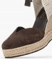 Women Espadrilles C.103 Brown Buckskin Komis and Komis