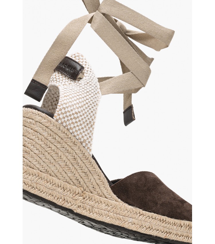 Women Espadrilles C.103 Brown Buckskin Komis and Komis