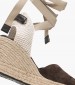 Women Espadrilles C.103 Brown Buckskin Komis and Komis