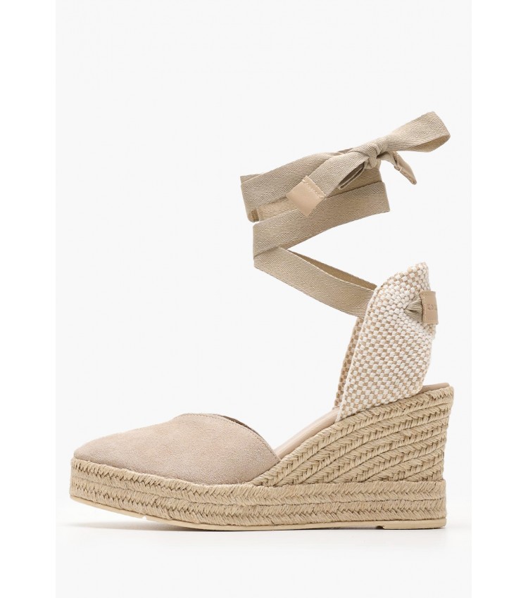 Women Espadrilles C.103 Beige Buckskin Komis and Komis