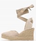 Women Espadrilles C.103 Beige Buckskin Komis and Komis