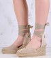 Women Espadrilles C.103 Beige Buckskin Komis and Komis