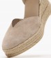 Women Espadrilles C.103 Beige Buckskin Komis and Komis