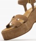 Women Platforms Low C.206 Tabba Leather Komis and Komis