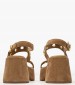 Women Platforms Low C.210 Beige Buckskin Komis and Komis