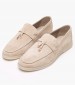 Women Moccasins C.500 Beige Buckskin Komis and Komis