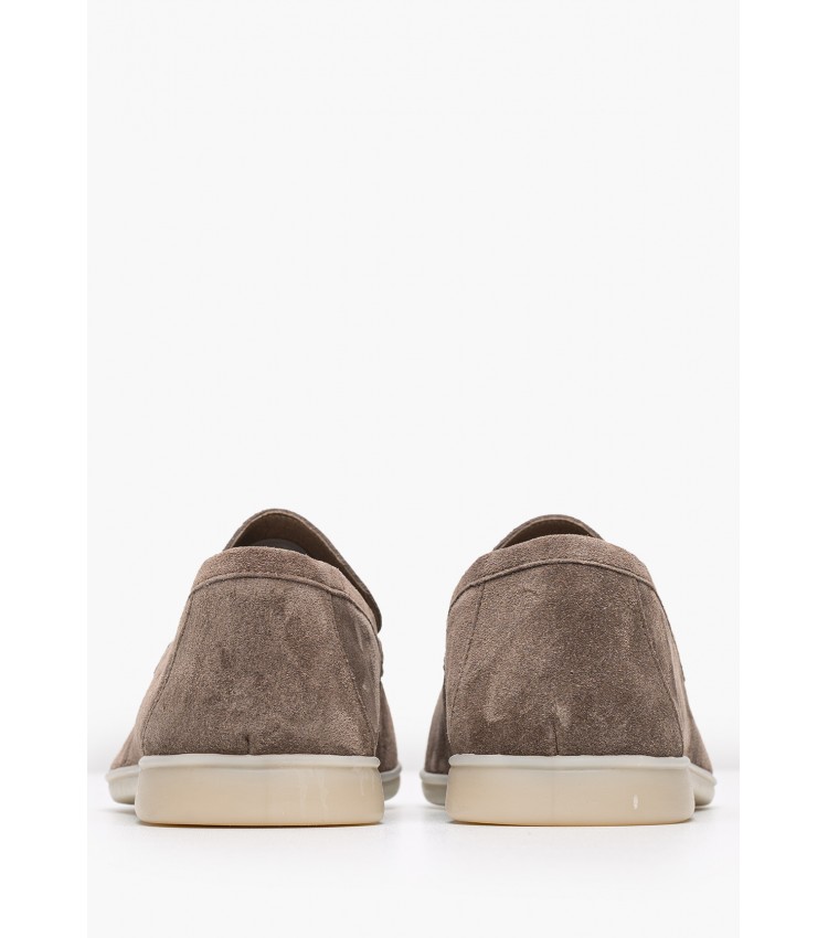 Men Moccasins C.551 Grey Buckskin Komis and Komis