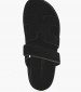 Women Flats C.6 Black Buckskin Komis and Komis