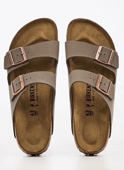 Ανδρικές Σαγιονάρες & Πέδιλα Arizona.Bfbc.M Γκρι ECOleather Birkenstock