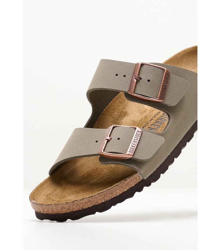 Ανδρικές Σαγιονάρες & Πέδιλα Arizona.Bfbc.M Γκρι ECOleather Birkenstock