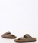 Men Flip Flops & Sandals Arizona.Bfbc.M Grey ECOleather Birkenstock