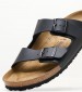 Men Flip Flops & Sandals Arizona.Bs.Nman Black ECOleather Birkenstock