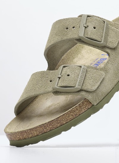 Γυναικεία Flats Gizeh.Big.Buckle Μαύρο Δέρμα Birkenstock