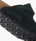 Γυναικεία Flats Arizona.Lv Μαύρο Δέρμα Καστόρι Birkenstock