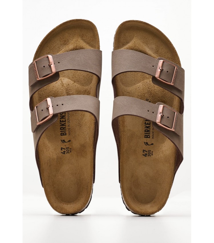 Ανδρικές Σαγιονάρες & Πέδιλα Bfbc.Arizona.M Καφέ ECOleather Birkenstock