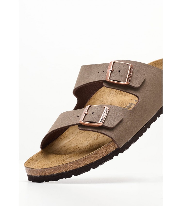 Men Flip Flops & Sandals Bfbc.Arizona.M Brown ECOleather Birkenstock