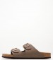 Men Flip Flops & Sandals Bfbc.Arizona.M Brown ECOleather Birkenstock