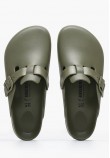 Men Flip Flops & Sandals Boston.Pool Khaki Rubber Birkenstock