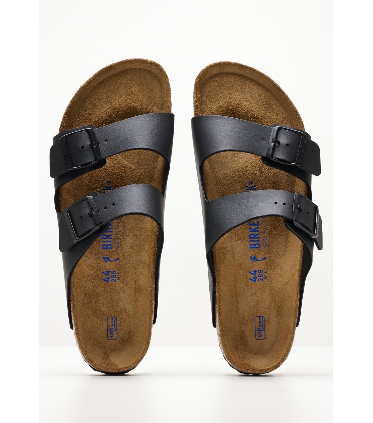 Ανδρικές Σαγιονάρες & Πέδιλα Sfb.Arizona.M Μαύρο ECOleather Birkenstock