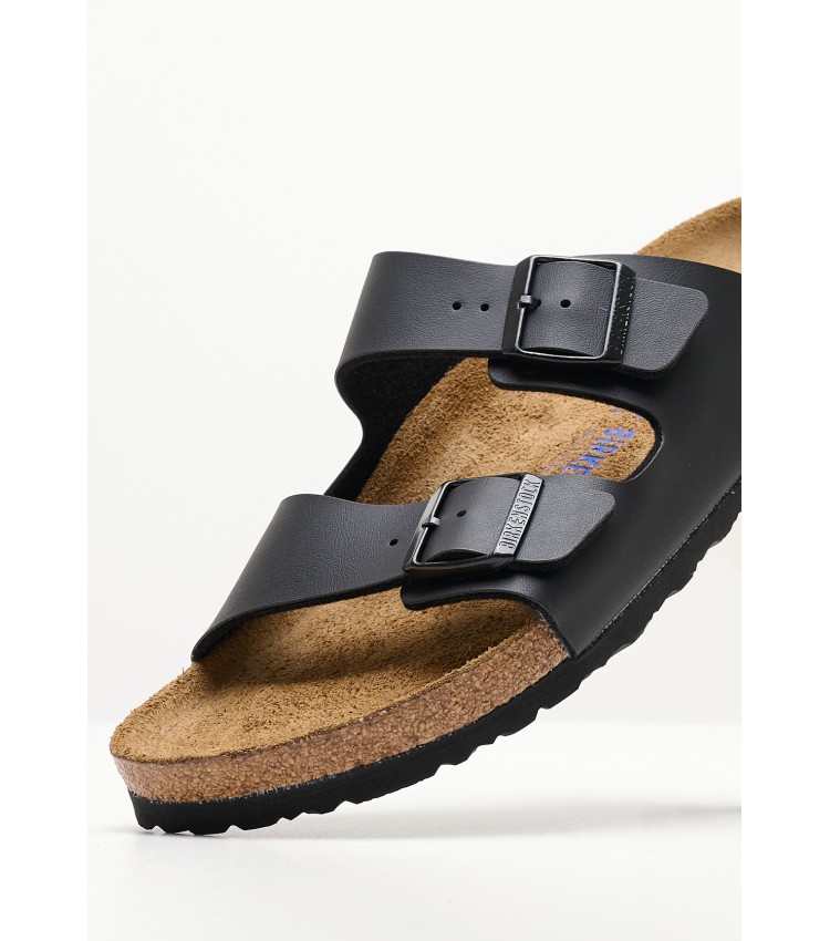 Ανδρικές Σαγιονάρες & Πέδιλα Sfb.Arizona.M Μαύρο ECOleather Birkenstock