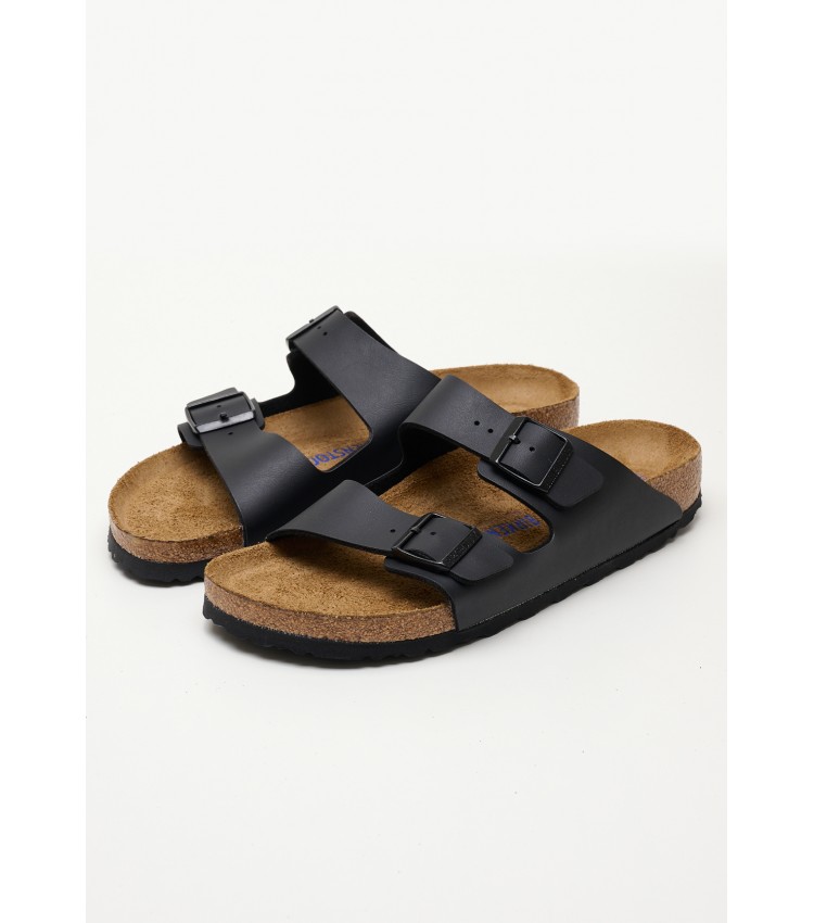 Ανδρικές Σαγιονάρες & Πέδιλα Sfb.Arizona.M Μαύρο ECOleather Birkenstock