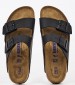 Γυναικεία Flats Sfb.Arizona Μαύρο ECOleather Birkenstock