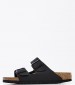 Γυναικεία Flats Sfb.Arizona Μαύρο ECOleather Birkenstock