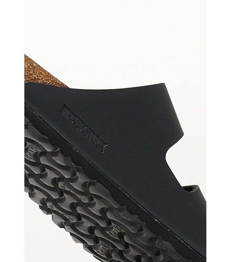 Γυναικεία Flats Sfb.Arizona Μαύρο ECOleather Birkenstock