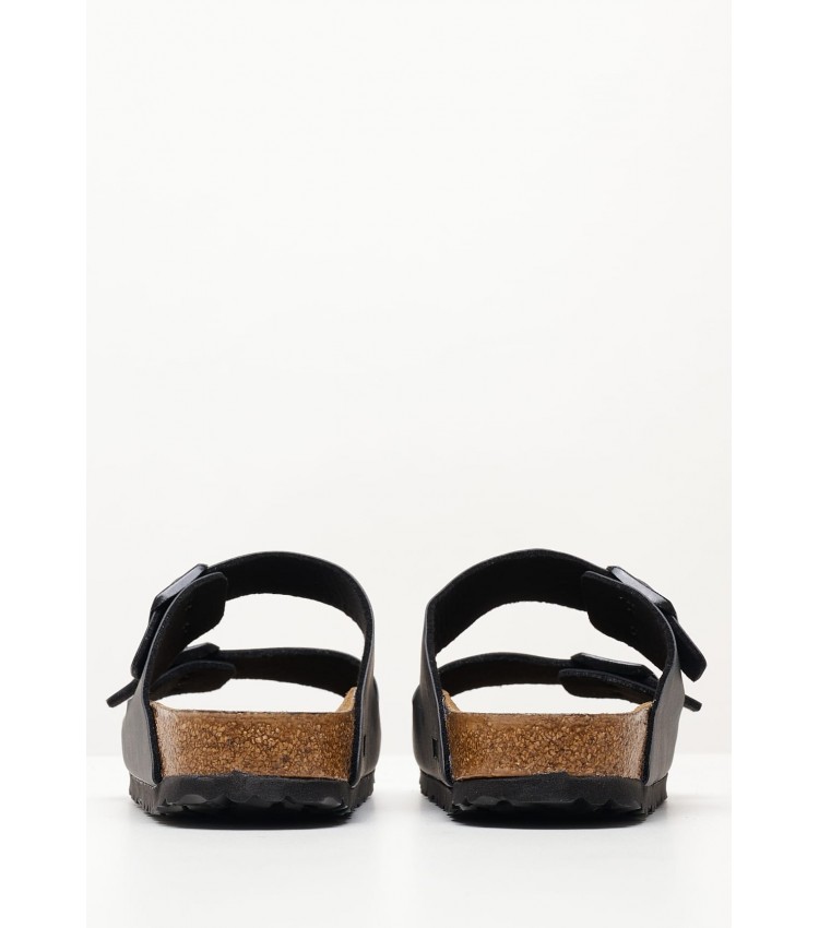 Γυναικεία Flats Sfb.Arizona Μαύρο ECOleather Birkenstock