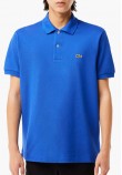 Men T-Shirts L1212 Blue Cotton Lacoste