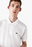 Men T-Shirts L1212 White Cotton Lacoste