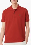 Men T-Shirts L1212 Red Cotton Lacoste