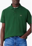 Men T-Shirts L1212 Green Cotton Lacoste