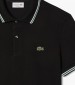 Men T-Shirts PH9875 Black Cotton Lacoste