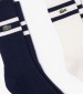 Ανδρικές Κάλτσες RA6842.2Pack Multi Βαμβάκι Lacoste