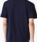 Men T-Shirts TH7618 DarkBlue Cotton Lacoste