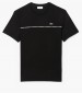 Men T-Shirts TH9842 Black Cotton Lacoste