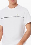 Men T-Shirts TH9842 White Cotton Lacoste