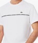 Men T-Shirts TH9842 White Cotton Lacoste