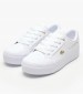 Women Casual Shoes Ziane.Platfo White Leather Lacoste