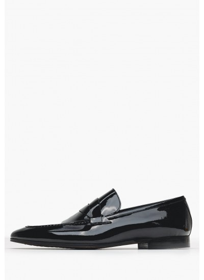 Men Shoes 7012 Black Patent Leather Philippe Lang