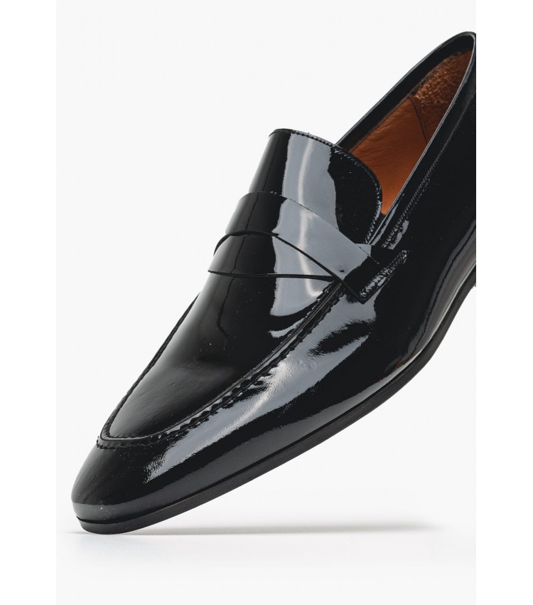 Men Shoes 7012 Black Patent Leather Philippe Lang