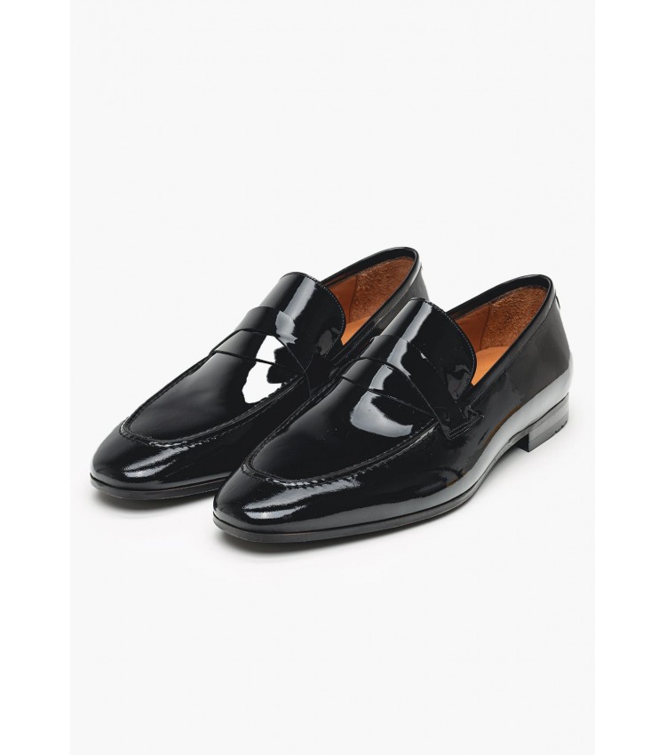 Men Shoes 7012 Black Patent Leather Philippe Lang