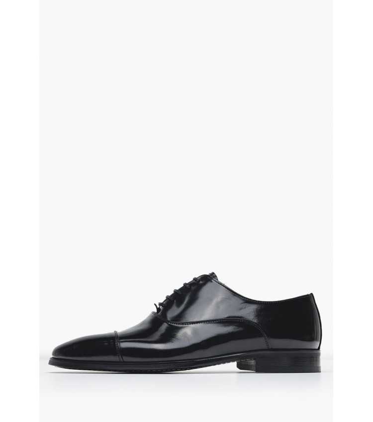 Men Shoes G.426 Black Leather Philippe Lang