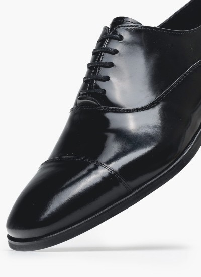 Men Shoes 13609 Black Leather S.Oliver