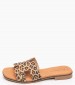 Women Flats 3053 Leopard Leather Eva Frutos