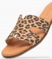 Women Flats 3053 Leopard Leather Eva Frutos