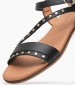 Γυναικεία Flats 3079 Μαύρο Δέρμα Eva Frutos